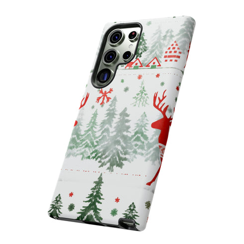 Nordic Christmas Print - Impact Resistant Phone Case